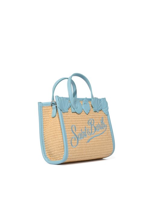 Borsa Vivian mini in tessuto effetto paglia con ricami decorativi Mc2 Saint Barth | VIVM00100372L